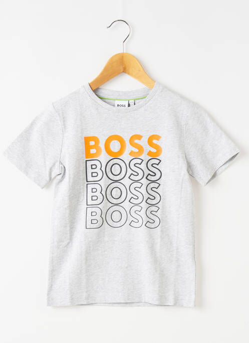 Tricou gri HUGO BOSS băiat