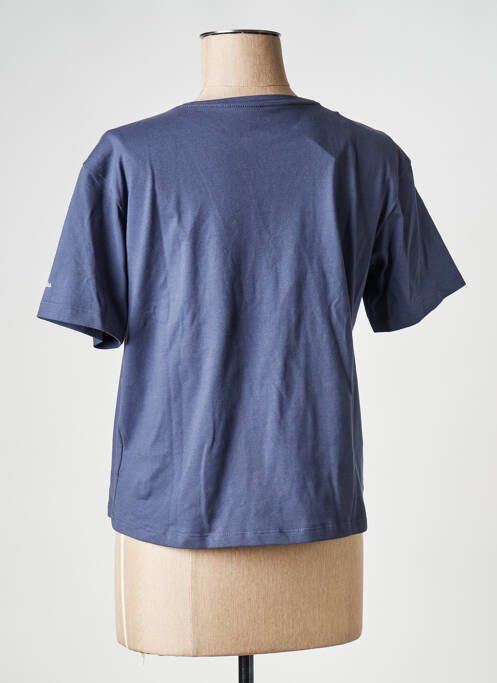 Tricou guler rotund albastru COLUMBIA femme