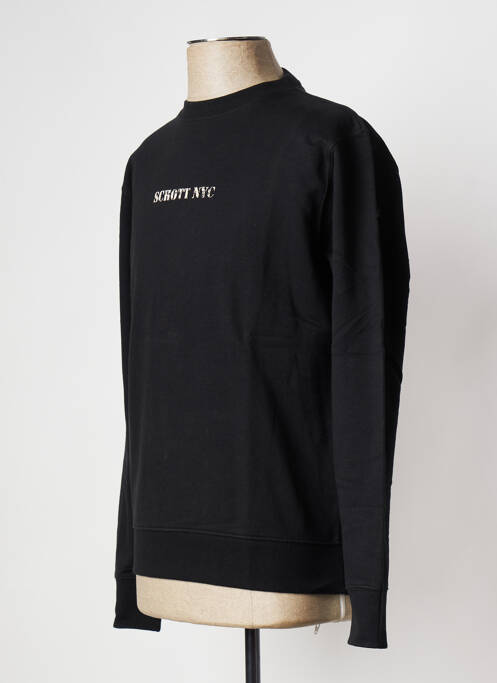 Tricou negru SCHOTT bărbat