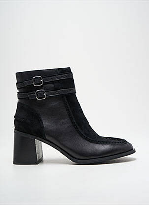Botine/ghete vârf rotund vârf rotund negru KARSTON femeie