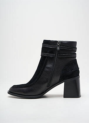 Botine/ghete vârf rotund vârf rotund negru KARSTON femeie