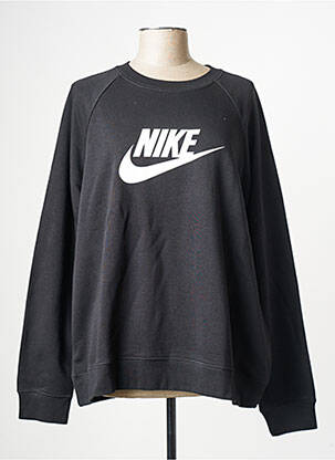 Hanorac guler rotund negru NIKE femeie