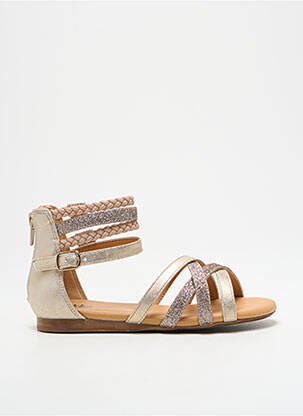 Sandale/Pantofi decupați auriu BULLBOXER fată