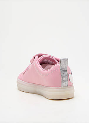Adidași închidere cu șireturi vârf rotund roz CLARKS fată