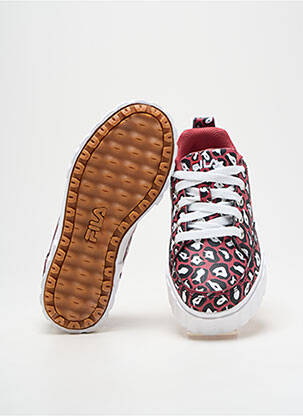 Adidași închidere cu fermoar vârf rotund multicolor FILA fată