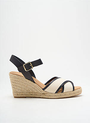 Sandale/pantofi decupați toc platformă toc de 7 la 9 cm bej GEORGIA ROSE femeie