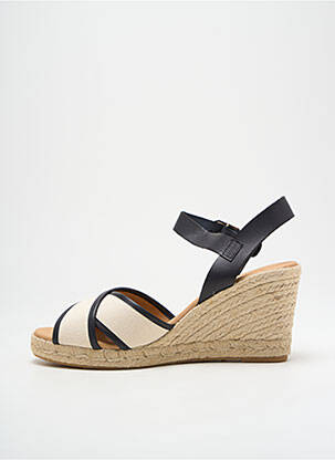 Sandale/pantofi decupați toc platformă toc de 7 la 9 cm bej GEORGIA ROSE femeie