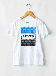 Tricou guler rotund alb LEVI'S băiat