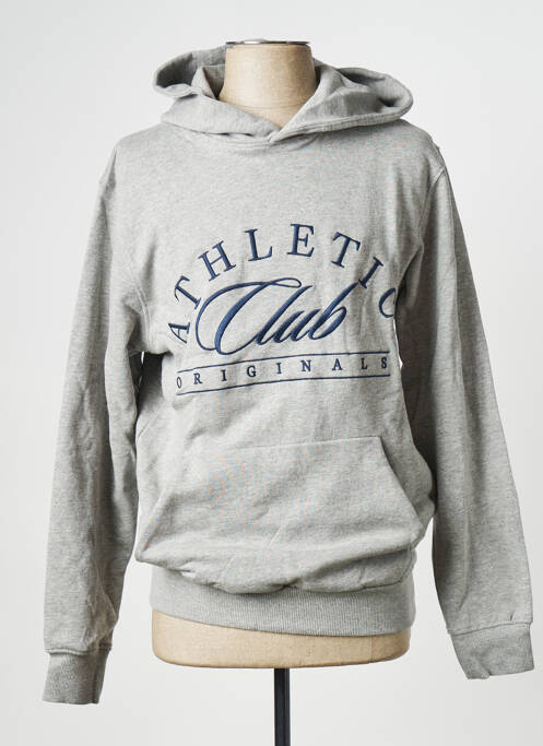 Hanorac cu glugă gri JACK & JONES bărbat