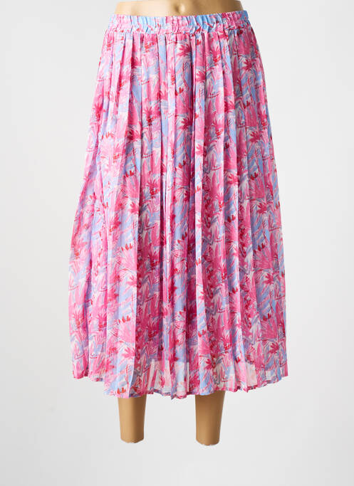 Fustă midi albastru GRACE & MILA femeie