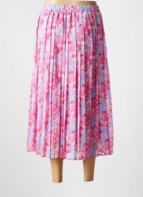 Fustă midi albastru GRACE & MILA femeie