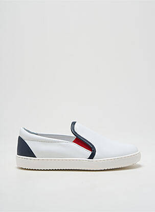 Slip-on-uri vârf rotund vârf rotund alb CENDRY băiat