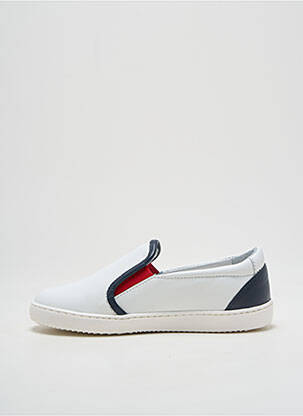 Slip-on-uri vârf rotund vârf rotund alb CENDRY băiat