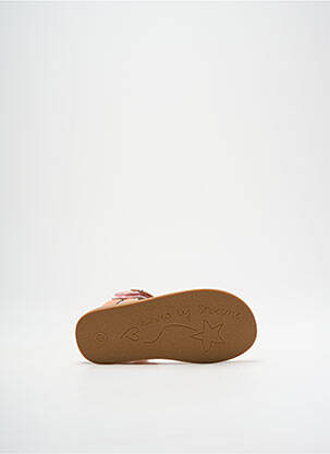 Sandale/pantofi decupați închidere cu buclă(e) vârf deschis portocaliu SHOESME fată