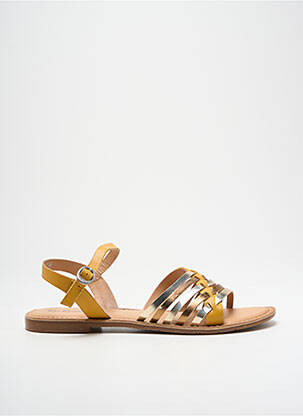 Sandale/Pantofi decupați galben KICKERS femeie