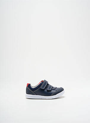Adidași închidere cu șireturi vârf rotund albastru CLARKS băiat