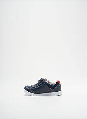 Adidași închidere cu șireturi vârf rotund albastru CLARKS băiat