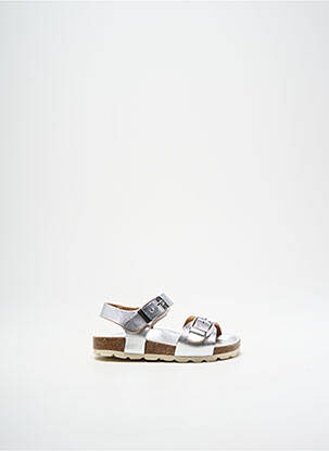 Sandale/Pantofi decupați argintiu CONGUITOS fată