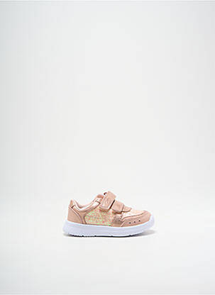 Adidași închidere cu șireturi vârf rotund roz CLARKS fată