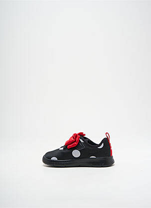 Adidași închidere cu șireturi vârf rotund negru CLARKS fată