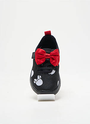 Adidași închidere cu șireturi vârf rotund negru CLARKS fată