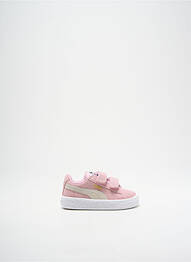 Adidași închidere cu șireturi vârf rotund roz PUMA fille