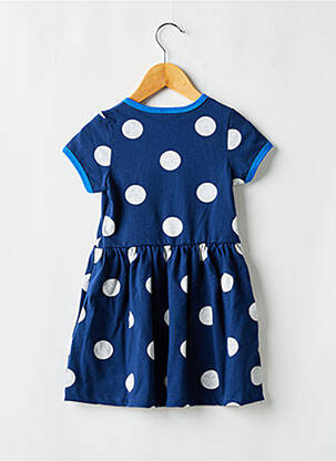 Rochie midi guler rotund albastru PETIT BATEAU fată