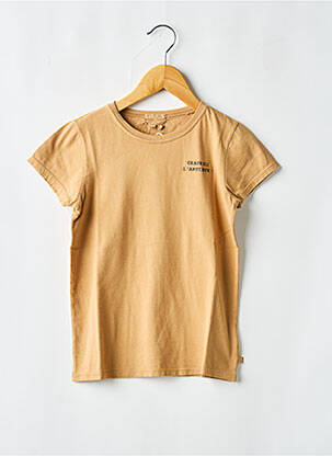 Tricou guler rotund maro ARSENE ET LES PIPELETTES băiat