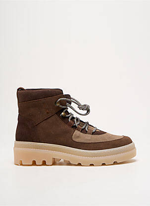 Botine/ghete vârf rotund vârf rotund maro NAGUISA femeie