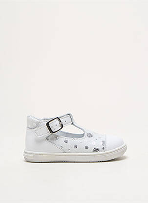 Sandale/Pantofi decupați alb BOPY fată