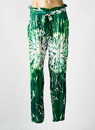 Pantalon drept verde LA PETITE FRANCAISE femeie