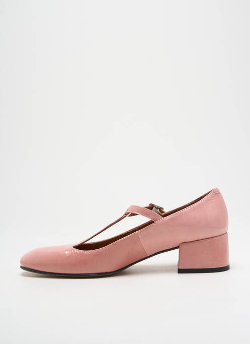 Pantofi cu toc roz SARENZA femeie