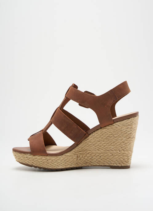 Sandale/Pantofi decupați maro CLARKS femeie