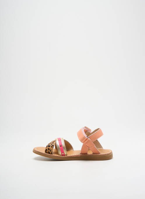 Sandale/Pantofi decupați portocaliu SHOESME fată