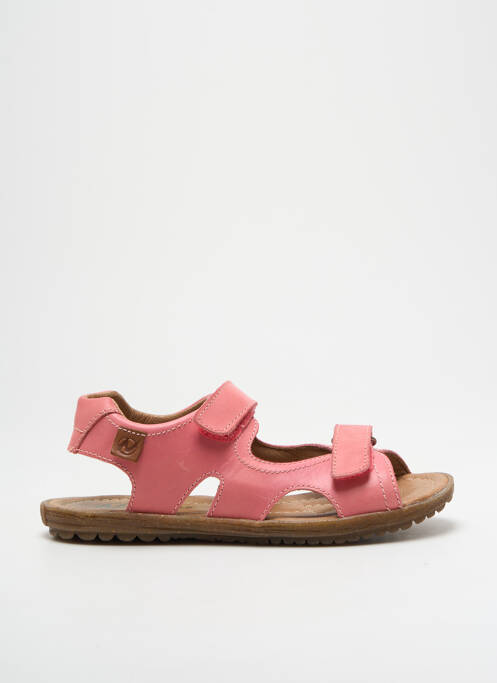 Sandale/Pantofi decupați roz NATURINO fată
