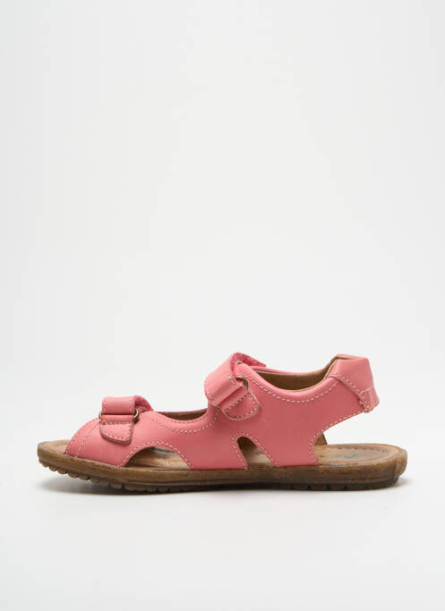 Sandale/Pantofi decupați roz NATURINO fată