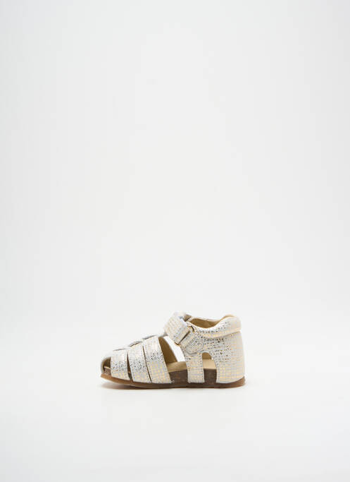 Sandale/Pantofi decupați argintiu NATURINO fată