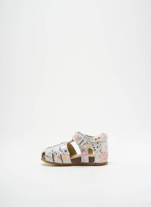 Sandale/Pantofi decupați alb NATURINO fată