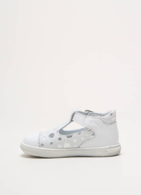 Sandale/Pantofi decupați alb BOPY fată