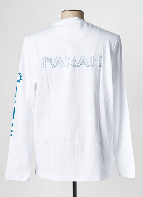 Tricou alb FARAH bărbat