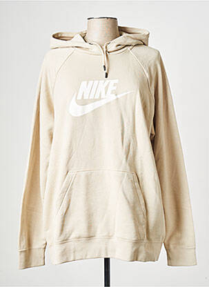 Hanorac cu glugă alb NIKE femeie