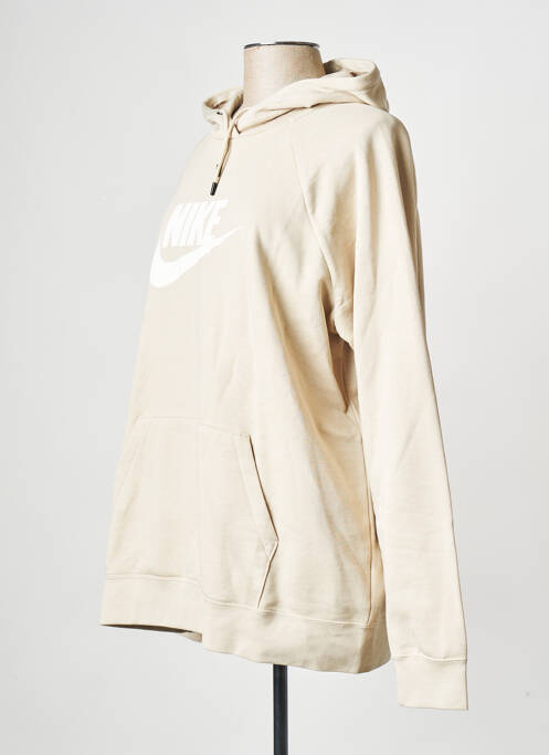 Hanorac cu glugă alb NIKE femeie