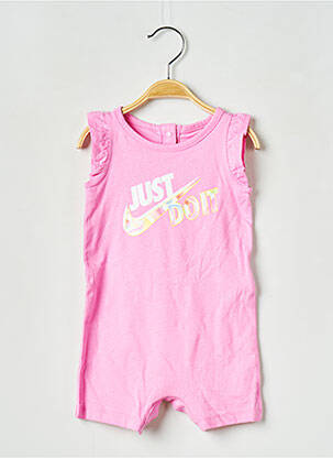 Salopetă scurtă roz NIKE fată