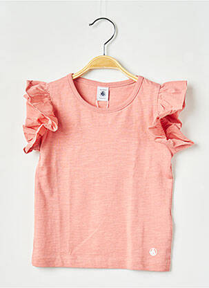 Tricou roz PETIT BATEAU fată