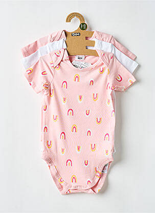 Body de lenjerie roz DIM copil