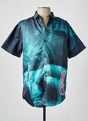 Cămașă cu mâneci scurte negru TEALER bărbat