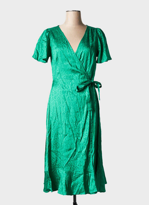 Rochie midi verde BIZANCE femeie