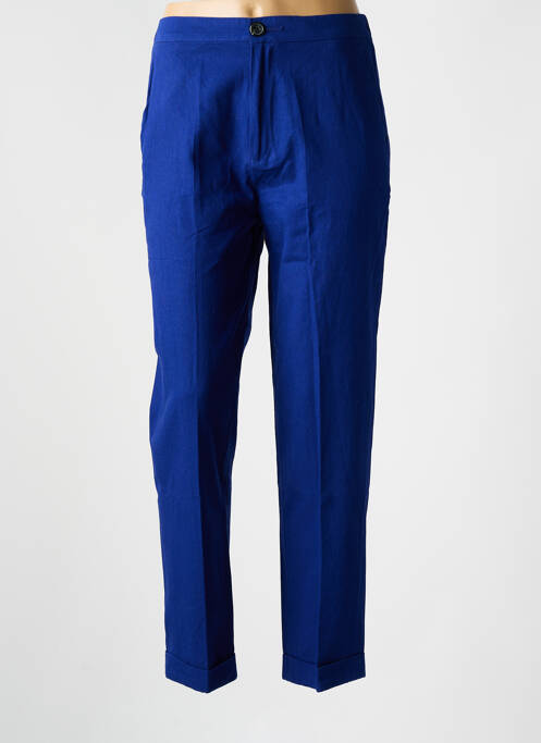 Pantalon drept albastru LEON & HARPER femeie