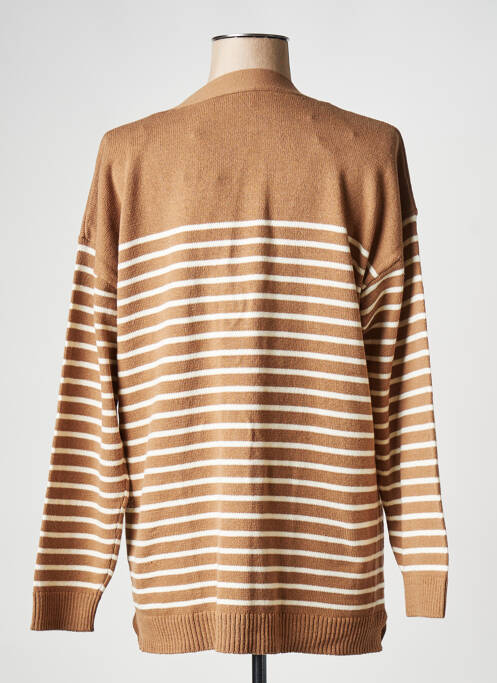 Vestă cu mâneci lungi maro VILA femeie