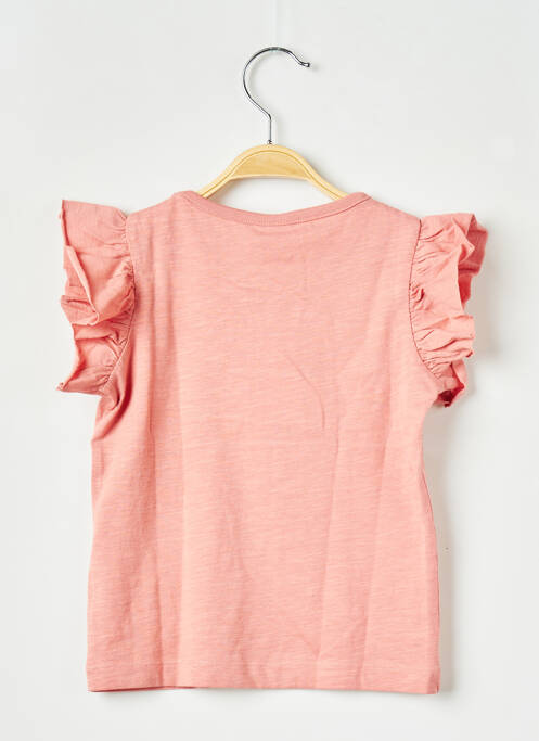 Tricou roz PETIT BATEAU fată